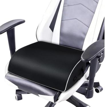 Imagem de Himake Almofadas grossas para cadeira, almofada de assento de escritório para alívio da dor no cóccix, almofada de espuma grossa antiderrapante com alça de transporte