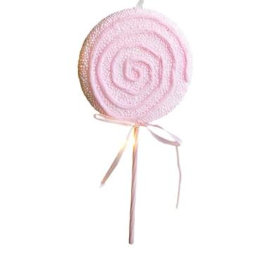 Imagem de Lilihuimaoyi Enfeite para Pendurar, Decoração de Natal para Shopping Center, Pirulito Grande