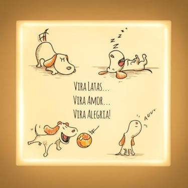 Imagem de Luminária Box Slim LED USB – Vira Latas