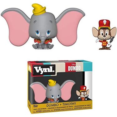 Imagem de 2 Bonecos Disney Dumbo e Timothy Vynl Funko SUIKA ( ☞◔ ౪◔)☞