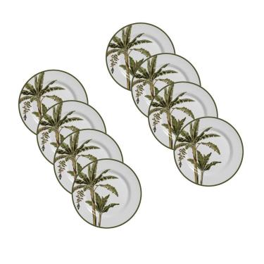 Imagem de Jogo 8 Pratos De Sobremesa Malibu Alleanza 20cm 1ª Linha