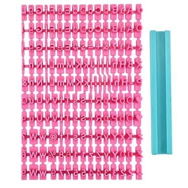 Imagem de Cortadores de alfabeto, carimbo de biscoito, cortadores de biscoito de letras, biscoito do alfabeto com números, símbolos, letras alfabeto para bolos de fondant ferramentas de cozimento