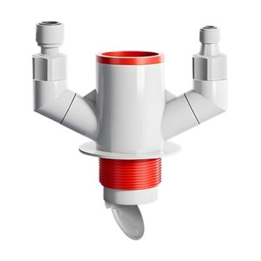 Imagem de Conector T Para Vedação De Odores,Acessórios Multiúso De 3 Vias - Desodorizador De Filtro Para Esgoto,Para Família, Amigos, Casa, Interior, Lavabo, Casa De Banho, Máquina De Lavar Louça,