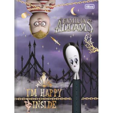 Imagem de Caderno Família Addams TILIBRA Universitário BROCHURA - 80 Folhas (Im Happy Inside)