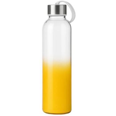 Imagem de Garrafa Colorida Matiz 500 ml  Vidro + Alça de Pano + Tampa Inox - Tuu