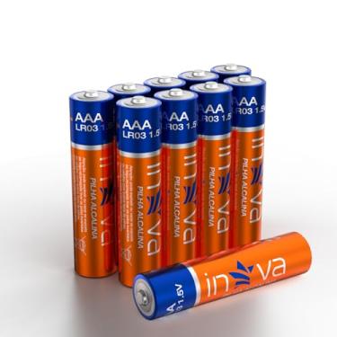 Imagem de Pilhas AAA Alcalinas 10 Unidades - Performance e Qualidade para Uso Imediato