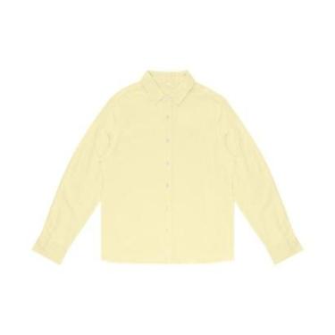 Imagem de Camisa Masculina Social Tricoline Diametro Amarelo-Masculino