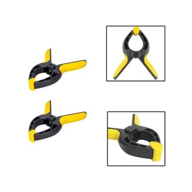 Imagem de Kit 2 Grampos Sargento Multiuso Para Marceneiro 3 Pol. 75Mm