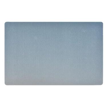 Imagem de GAIGEO Tapete externo gradiente cinza e laranja absorvente de água, tapetes de poliéster para casa, 81 x 50 cm