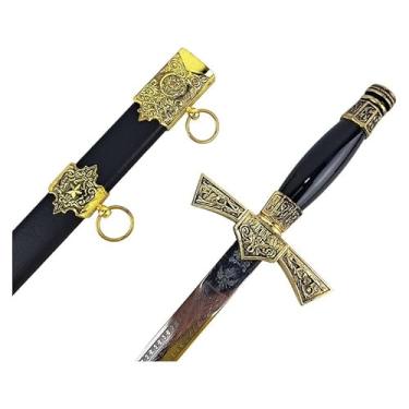 Imagem de Adaga Russa Caduceus Cerimonial NK Dourada