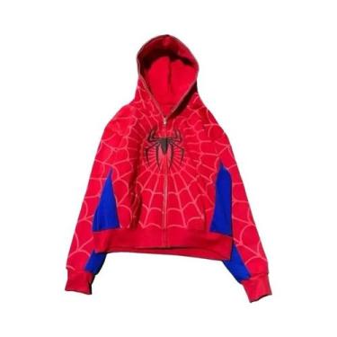 Imagem de Moletom Com Estampa De Aranha Para Homens E Mulheres, Jaqueta Com Zípe