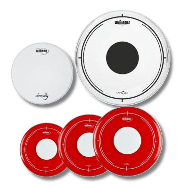 Imagem de Kit Pele Bateria Rdt2 Hidráulica Williams 12 13 16 24 E 14Cx