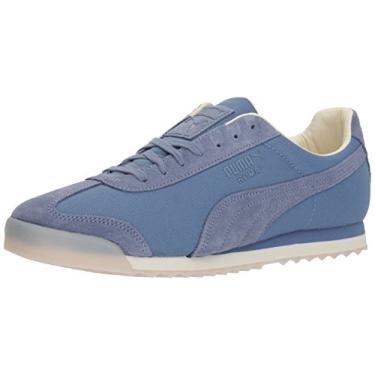 Imagem de PUMA Tênis unissex adulto Roma DLX Perf, Infinity-Whisper Branco, 7.5