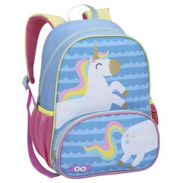 Imagem de Mochila Escolar Infantil Creche Pre-escola Passeio Menina Unicornio - 