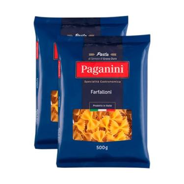 Imagem de Kit 2X: Macarrão Farfalloni Paganini 500g