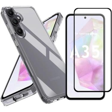 Imagem de Capinha Capa Anti Queda Para Galaxy A35 + Pelicula Vidro 3d