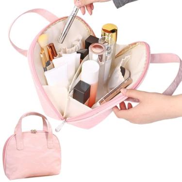 Imagem de Necessaire de Viagem | Organizador Impermeável | De Maquilhagem Com Alças - Para Armazenar Produtos De Higiene E Beleza Em Viagens De Negócios E Férias