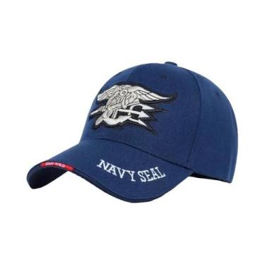 Imagem de Boné De Beisebol Unissex Ajustável Com Bordado Seal Assault Team, Chap