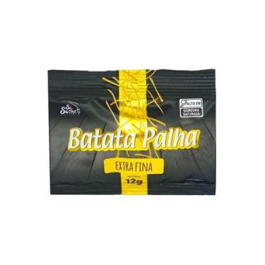 Imagem de Batata palha extra fina sachê 12g c/ 10 unidades - Só Sachet