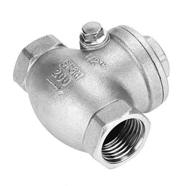 Imagem de Generic WOG de Aço Inoxidável Durável 200PSI da Válvula de Verificação do Balanço de 1/2 Polegadas para o Encanamento do Adubo Químico
