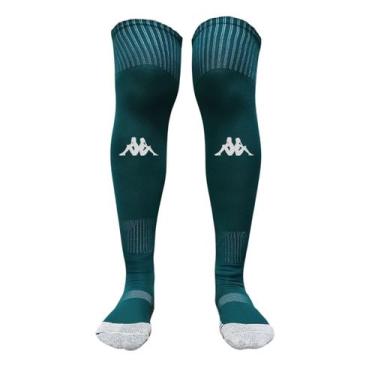 Imagem de Meião de Futebol Adulto Kappa Gold Esportivo Treino Tam 38-43, Verde c