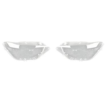 Imagem de Tampa do farol do carro abajur lâmpada lente de vidro caso tampas de luz automática Compatível com bmw série 1 f20 116i 118i 120i 2012 2013 2014(A Piar)