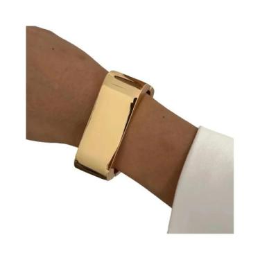 Imagem de Pulseira Punk Feminina Da Moda Para Festas, Bracelete Irregular Geomét