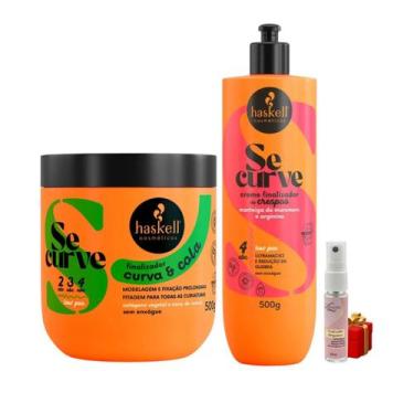 Imagem de Kit Finalização Se Curve Finalizador Curva e Cola + Creme Finalizador 