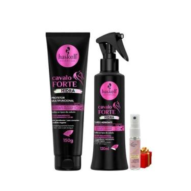 Imagem de Kit Cavalo Forte Hidra 1 Protetor 150ml 1 Fluído 120ml + Presente Lour