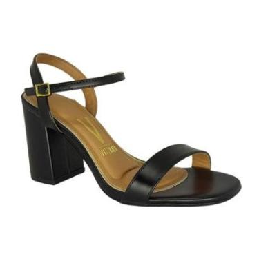 Imagem de Sandália Vizzano Preta Salto Alto-Feminino