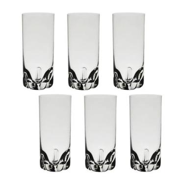 Imagem de Copo De Cristal Bohemia Para Água e Suco 300 ml Trio 6 Peças - Bohemia