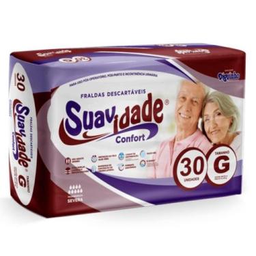 Imagem de Fralda Geriátrica Suavidade Mega G com 30 Unidades