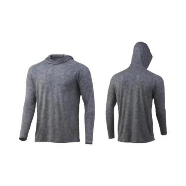 Imagem de Camiseta De Pesca Masculina De Manga Longa Com Proteção UV, Respirável