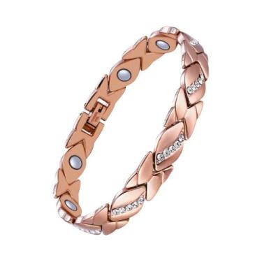 Imagem de Pulseira De Terapia Magnética Para Alívio Da Dor Da Artrite Feminina E