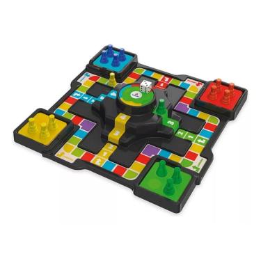Imagem de Jogo De Tabuleiro Ludo Tridimensional 24 Peças - Xalingo
