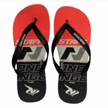 Imagem de Chinelo de Dedo Onbongo Vermelho/Branco/Preto OB258-Masculino