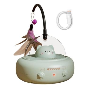 Imagem de Brinquedo de gato em movimento | Brinquedo automático de gato inteligente ativado por movimento, jogo de gatinho para exercícios de caça, estimulação mental em ambientes internos, alívio do tédio na