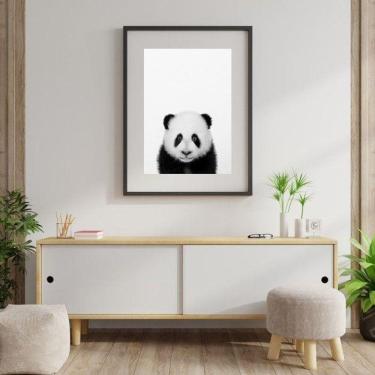 Imagem de Quadro Decorativo Urso Panda - 60X48Cm