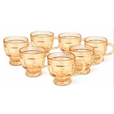 Imagem de Jogo de Canecas Taça Luxx Gold Ellegance 220ml