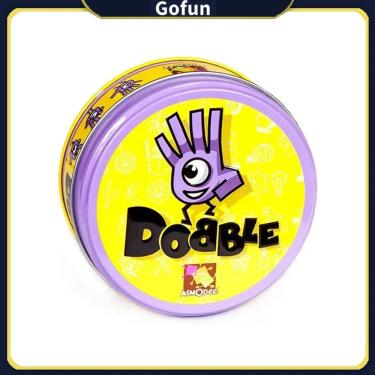 Imagem de Jogo de cartas Dobble Spot it! Para festa em família com 55 cartões