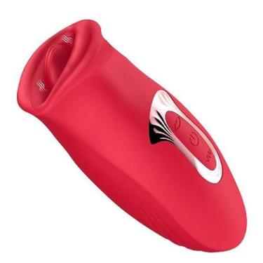 Imagem de Vibrador Boca e Língua 10 Intensidades de Vibração 13,5cm x 5,5cm em S
