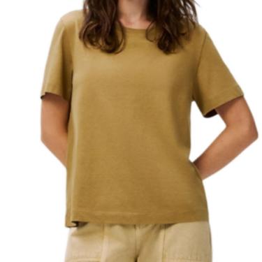 Imagem de Camiseta Feminina Hering MC Regular Verde Alcaparra K5YD1ES-Feminino