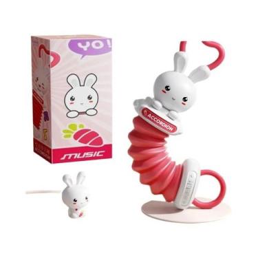 Imagem de Brinquedo Acordeão Mini Para Crianças, Instrumento Musical Portátil E 