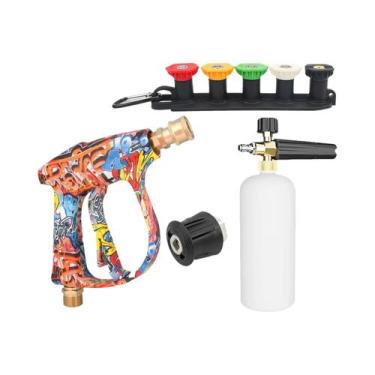 Imagem de Pistola De Água De Alta Pressão 4350PSI Design Graffiti Canhão De Espu