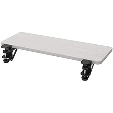 Imagem de Prateleira De Apoio De Braço Dobrável Para Extensor De Mesa, Plataforma De Extensão De Teclado Com Braçadeira, Bandeja De Extensão De Mesa Ergonômica, Suporte De Cotovelo Dobrável Para Computador,