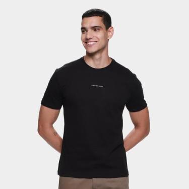 Imagem de Camiseta Calvin Klein Push Your Limits Masculina, Preto, GG
