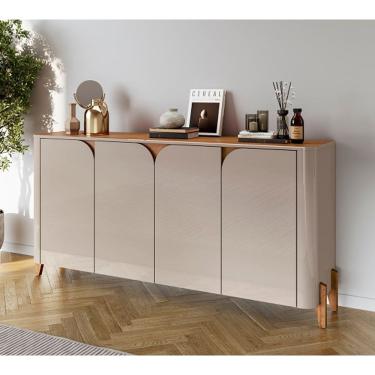 Imagem de Buffet Memphis Off White/Cedro - Casa D Móveis