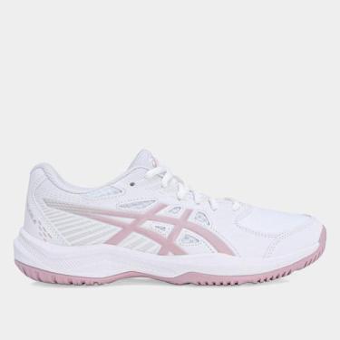 Imagem de Tênis Asics Court Slide 4 Feminino, Branco, Bege, 39