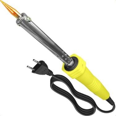 Imagem de Ferro de Solda Profissional 30W 127V com Suporte para Eletrônica - Sta