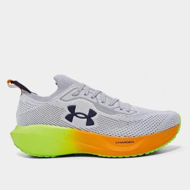 Imagem de Tênis Under Armour Slight 3 Masculino, Cinza, Verde, 43